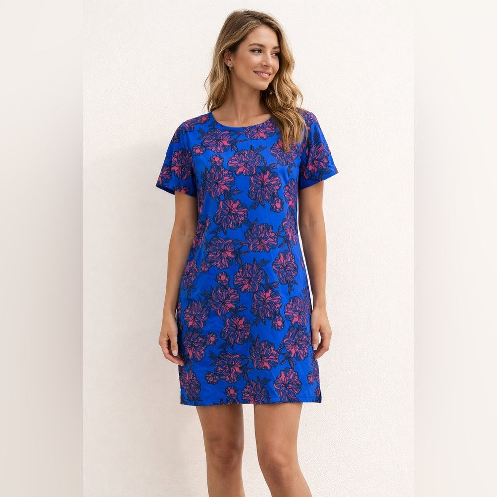 J. Crew- Royal Blue Detailed Mini dress Size 10